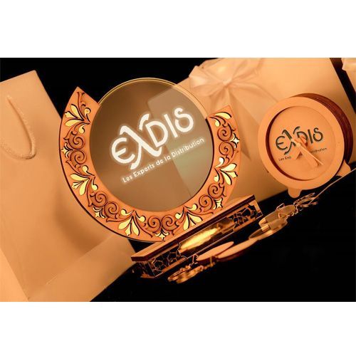 Trophee lumineux/ lampe de chevet personnalisé de 25cm
