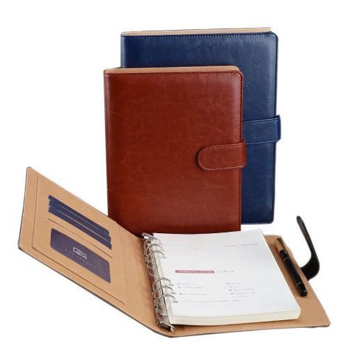 Notebook/Conférencier personnalisé en cuir