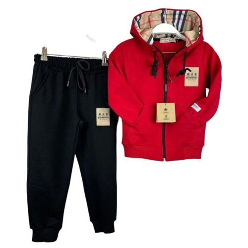 Ensemble Blouson Nike Rouge Noir Avec Capuche
