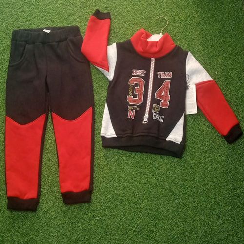 Ensemble Pull et Pantalon Rouge Noir