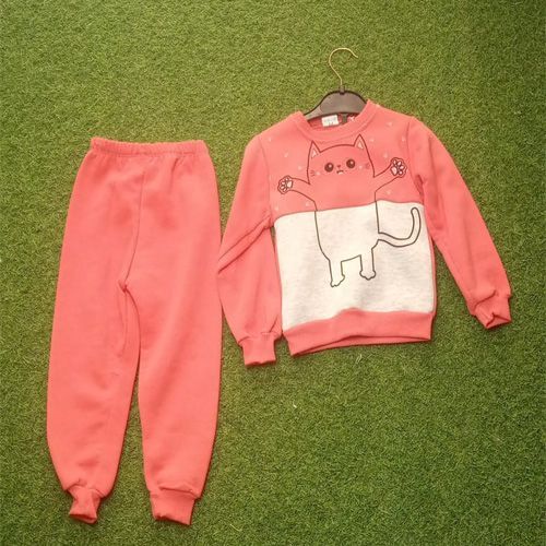 Ensemble Pull et Pantalon  Rose Blanc