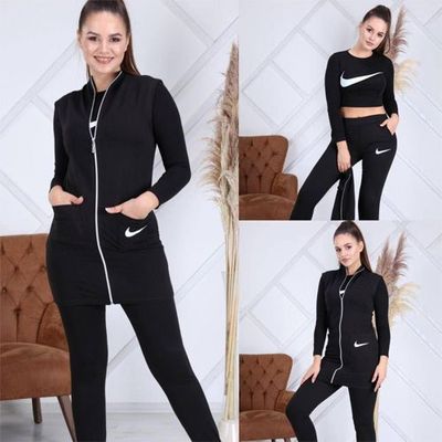 Ensemble de sport 3 Pieces Nike Noir Ensemble de sport 3 Pieces Nike Noir