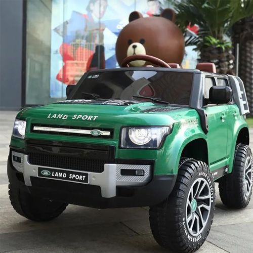 Belle Voiture électrique Range rover mini 4*4 Vert pour Enfants, Garçons et Filles de 2 à 8 ans