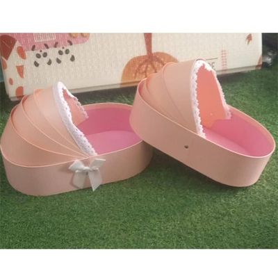Ensemble de 2 Boites  à fleurs romantiques pour arrangements floraux Rose Boite Cadeau Naissance, Ramadan Careme Eid 33*19*8 et 36,5*21*7,8