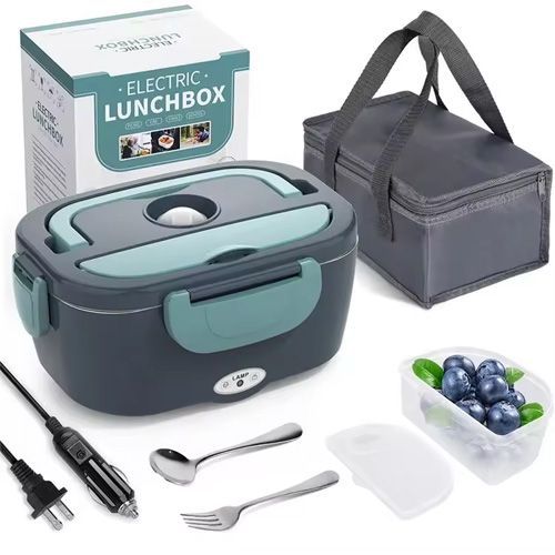 Boîte à lunch électrique thermique chauffée pour 	Voiture, Bureau, Chambre à coucher, Salon, Cuisine, Intérieur, Extérieur