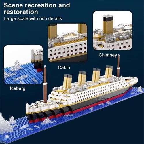 Les blocs de construction du Titanic RMS bricolage
