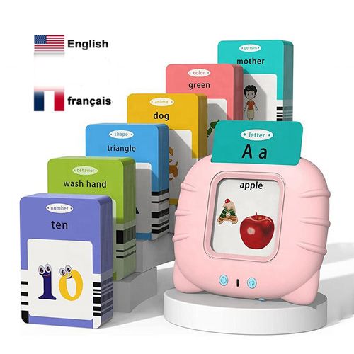 Cartes flash électroniques éducatives pour enfants, mots, animaux, jouets d'apprentissage automatique, cartes flash ABC/cartes cognitives