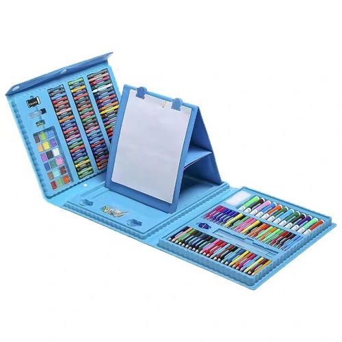 55.	Ensemble de pinceaux pour peinture, graffiti, divertissement quotidien pour enfants, jouet, papeterie à faire soi-même Coloris Bleu