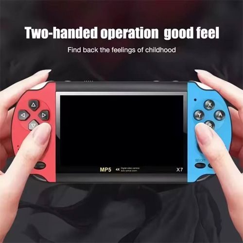 Console de jeux vidéo portable X7 PLUS avec mémoire intégrée de 8 Go et écran de 4,3 pouces et 5,1 pouces Console de jeux vidéo portable X7 PLUS avec mémoire intégrée de 8 Go et écran de 4,3 pouces et 5,1 pouces