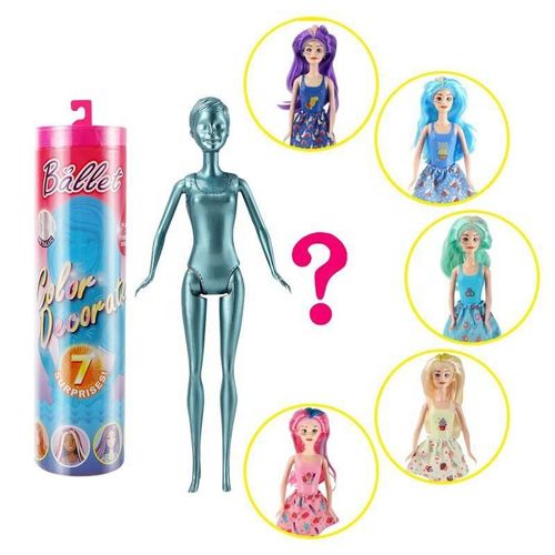 Jouets pour filles de 11,5 pouces, poupées à la mode, changeant de couleur, coffret aveugle, avec accessoires surprises Jouets pour filles de 11,5 pouces, poupées à la mode, changeant de couleur, coffret aveugle, avec accessoires surprises
