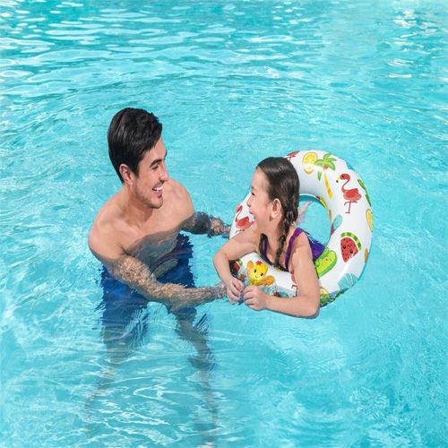 Bouée gonflable de sécurité en caoutchouc Bestway 36014 61 cm pour enfants