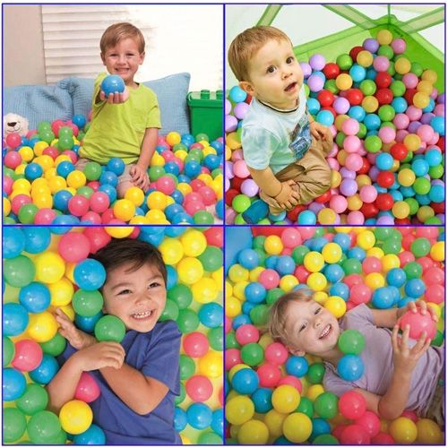 Kit de 100 balles bestway sans BPA en plastique résistant à l'écrasement