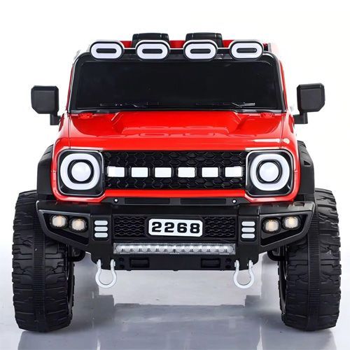 Belle Voiture électrique Range rover mini 4*4 Rouge pour Enfants, Garçons et Filles de 2 à 8 ans