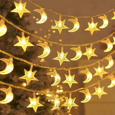 RIDEAU DE LUMIÈRES DÉCORATIVES POUR EID RAMADAN ET AUTRES... LUMIERES LED DE 5M RIDEAU DE LUMIÈRES DÉCORATIVES POUR EID RAMADAN ET AUTRES... LUMIERES LED DE 5M