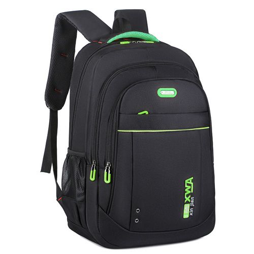 Nouveau sac à dos de voyage grande capacité pour ordinateur portable, décontracté, pour affaires et loisirs, pour femmes et hommes Noir Vert Nouveau sac à dos de voyage grande capacité pour ordinateur portable, décontracté, pour affaires et loisirs, pour femmes et hommes Noir Vert