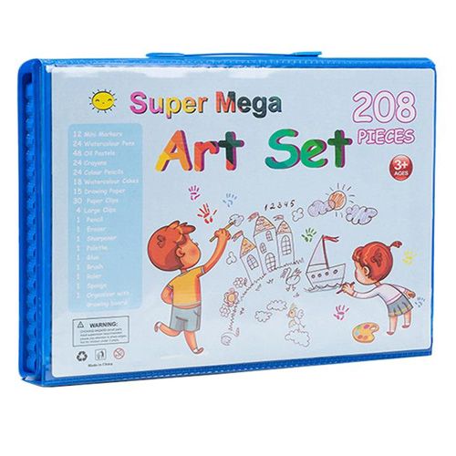 Ensemble de pinceaux pour peinture, graffiti, divertissement quotidien pour enfants, jouet, papeterie à faire soi-même Coloris Bleu