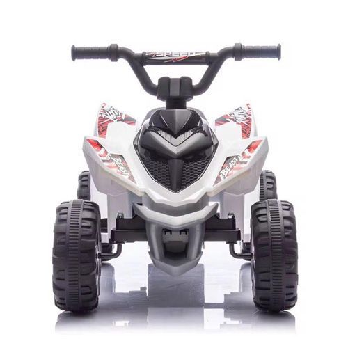 Nouveau véhicule électrique à quatre roues pour enfants (modèle unisexe ) – Moto de plage tout-terrain en plastique (batterie incluse) pour les 2-5 ans coloris blanc Nouveau véhicule électrique à quatre roues pour enfants (modèle unisexe ) – Moto de plage tout-terrain en plastique (batterie incluse) pour les 2-5 ans coloris blanc