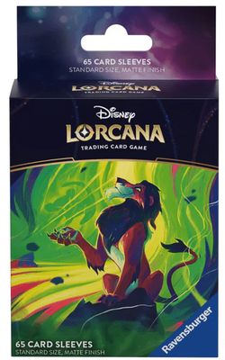 Disney Lorcana - Azurite Sea - Card Sleeve - Scar