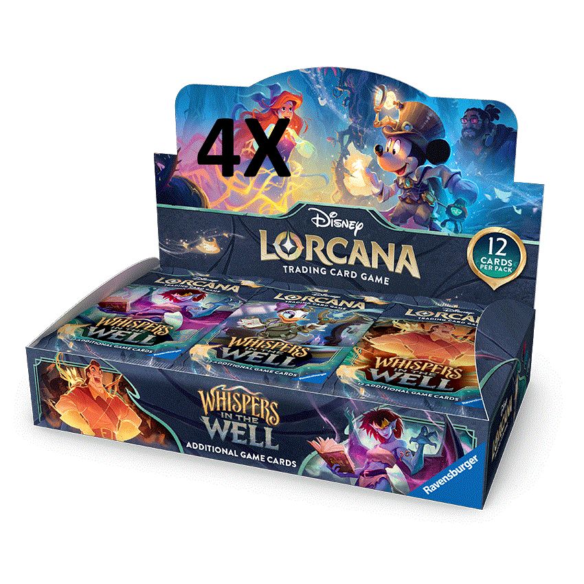 Disney Lorcana - Whispers in the Well - Case (4x Booster box)
