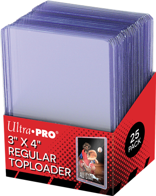Ultra Pro Toploaders (3x5) Clear Regular 25 stuks
