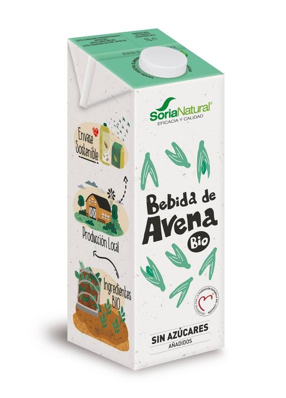 Bebida Ecológica de Avena de Soria Natural