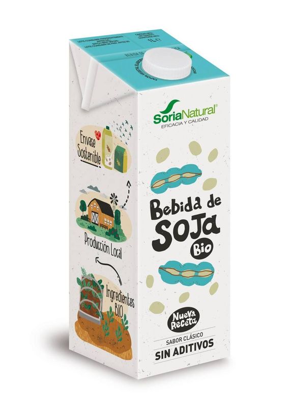 Bebida Ecológica de Soja de Soria Natural