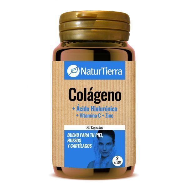 Colágeno + Ácido Hialurónico NATURTIERRA 30 cápsulas