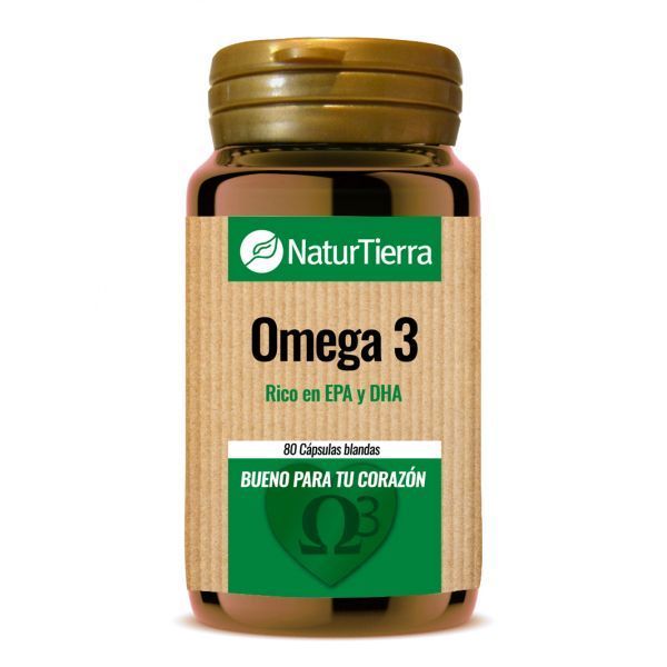 Omega 3 NATURTIERRA 80 cápsulas