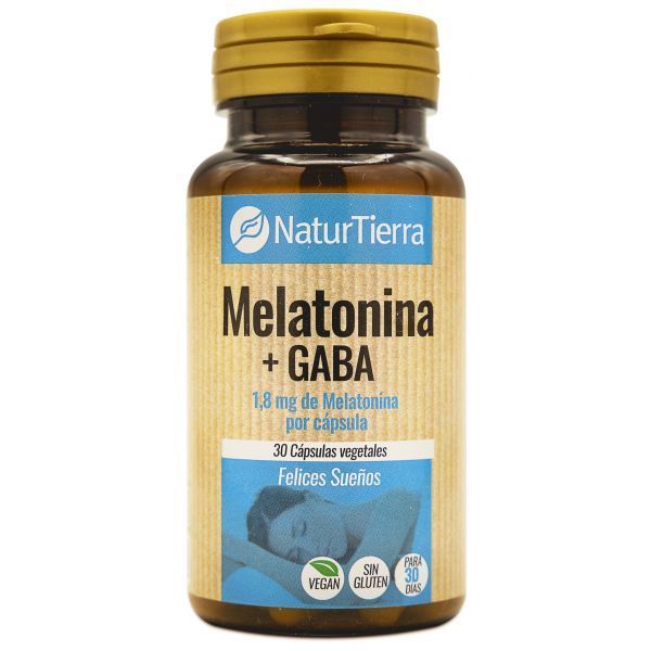 Melatonina + Gaba NATURTIERRA 30 cápsulas