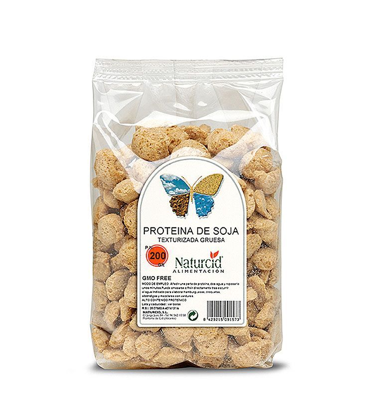 Proteína de soja texturizada gruesa NATURCID