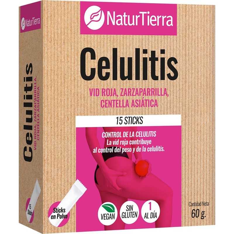 Celulitis vid roja, zarzaparrilla y centella asiática NATURTIERRA