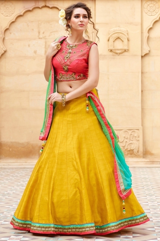 DESIGNER LEHENGA CHOLI BANGLORI SILK