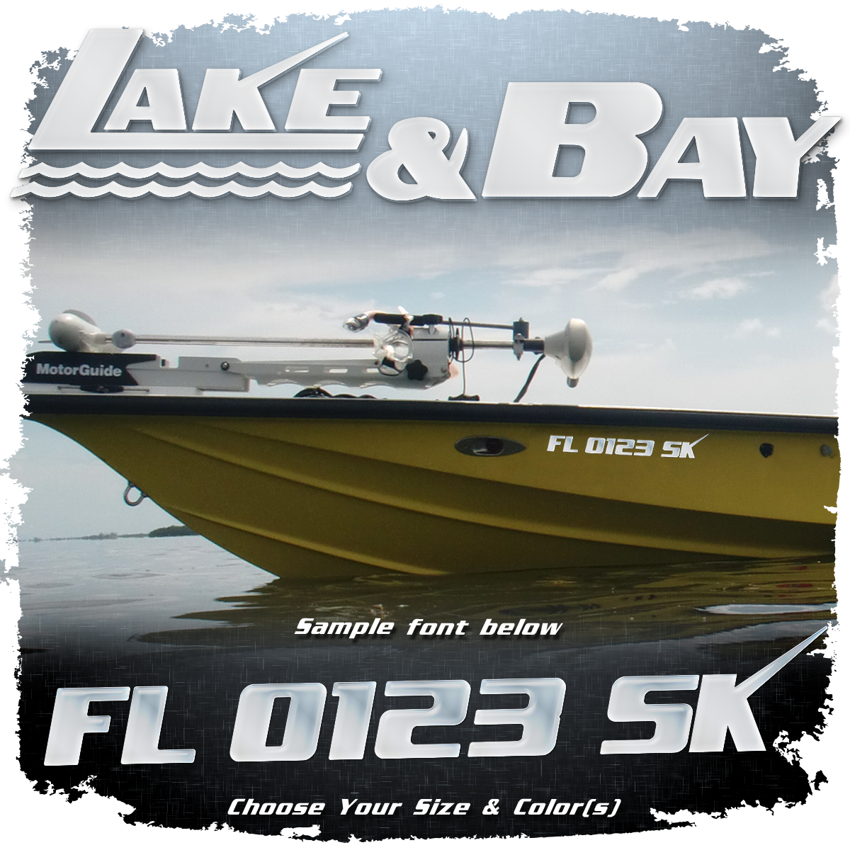Lake &amp; Bay Domed Registration Numbers