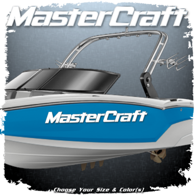 2014- 2025 MasterCraft Domed Decal, Choose Your Size and Color