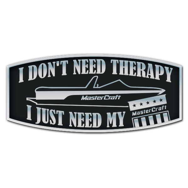 MasterCraft Therapy Domed Decal