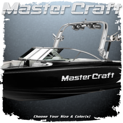 MasterCraft Decal, 90's edition, Choose your size and color (1 Decal Included)