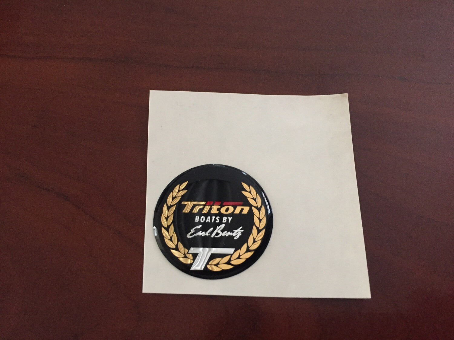 Triton Boats Domed Wheel Decal, 2 sizes available