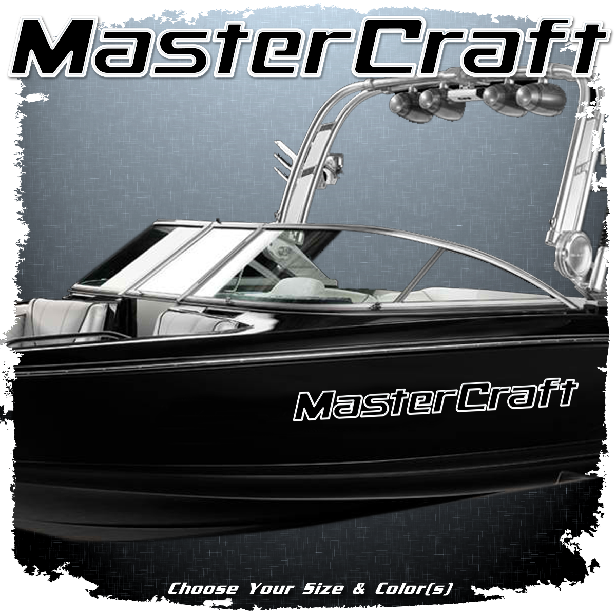 2001-2007 MasterCraft &quot;Triple Outline&quot;, Choose Your Own Custom Color