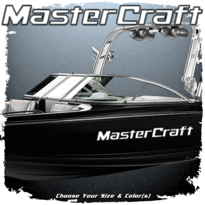 MasterCraft 2001-2007 Factory Matched, Triple Outline with Gradient Shading (Includes 1 Decal)