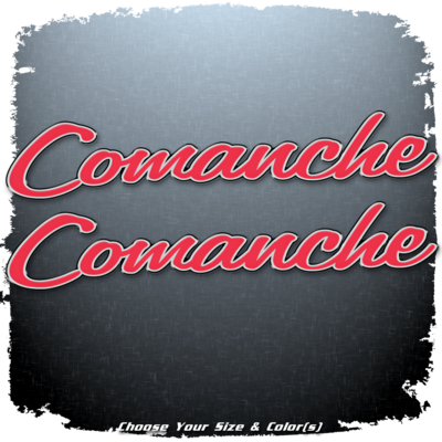 Ranger Boats Comanche Domed Decal Set V3