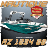 Nautique Domed Registration, Gold Illusion Frost