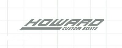 Howard Boats Domed Decal