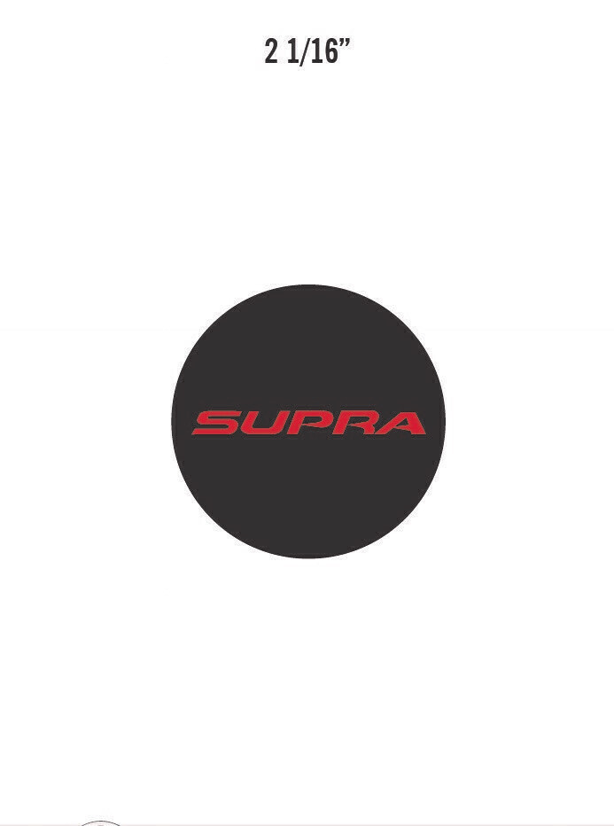 Supra Steering Wheel Domed Decal