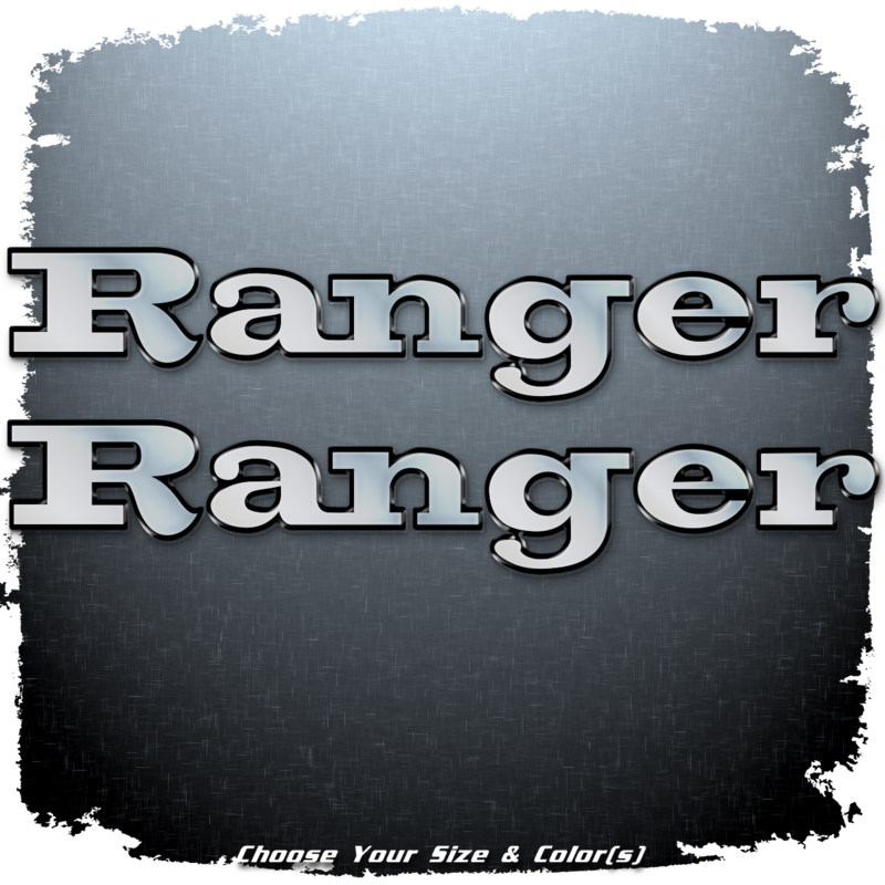 Ranger Bay Series Domed Decal Set