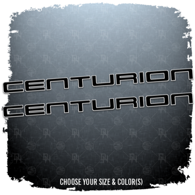 Domed Centurion Brand Decals