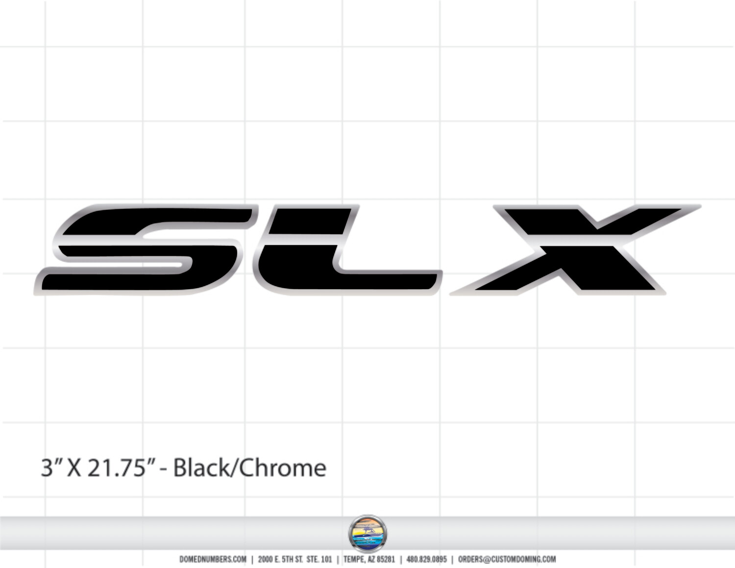 Sea Ray SLX Domed Decal v1
