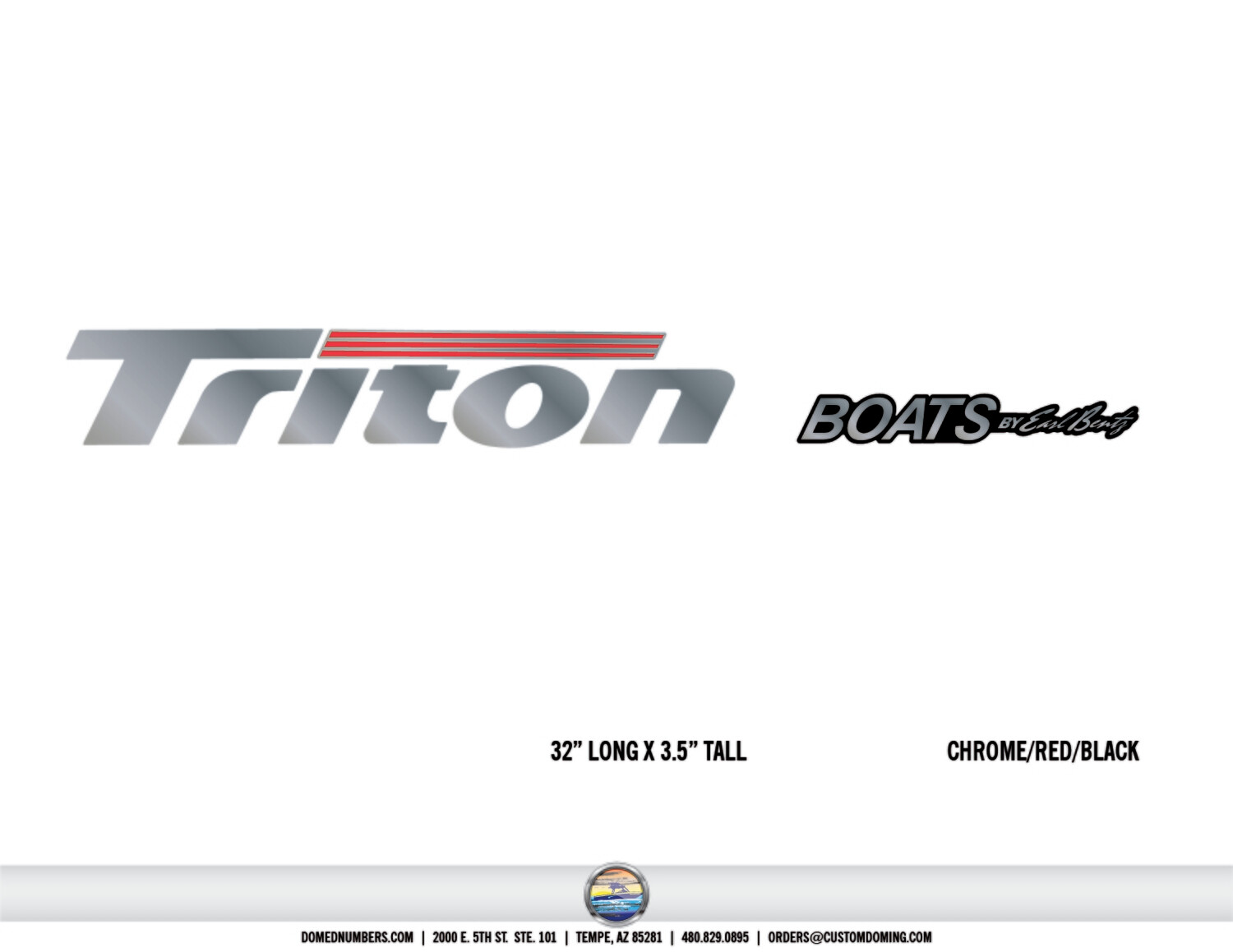 Triton Boats by Earl Bentz (1 decal)