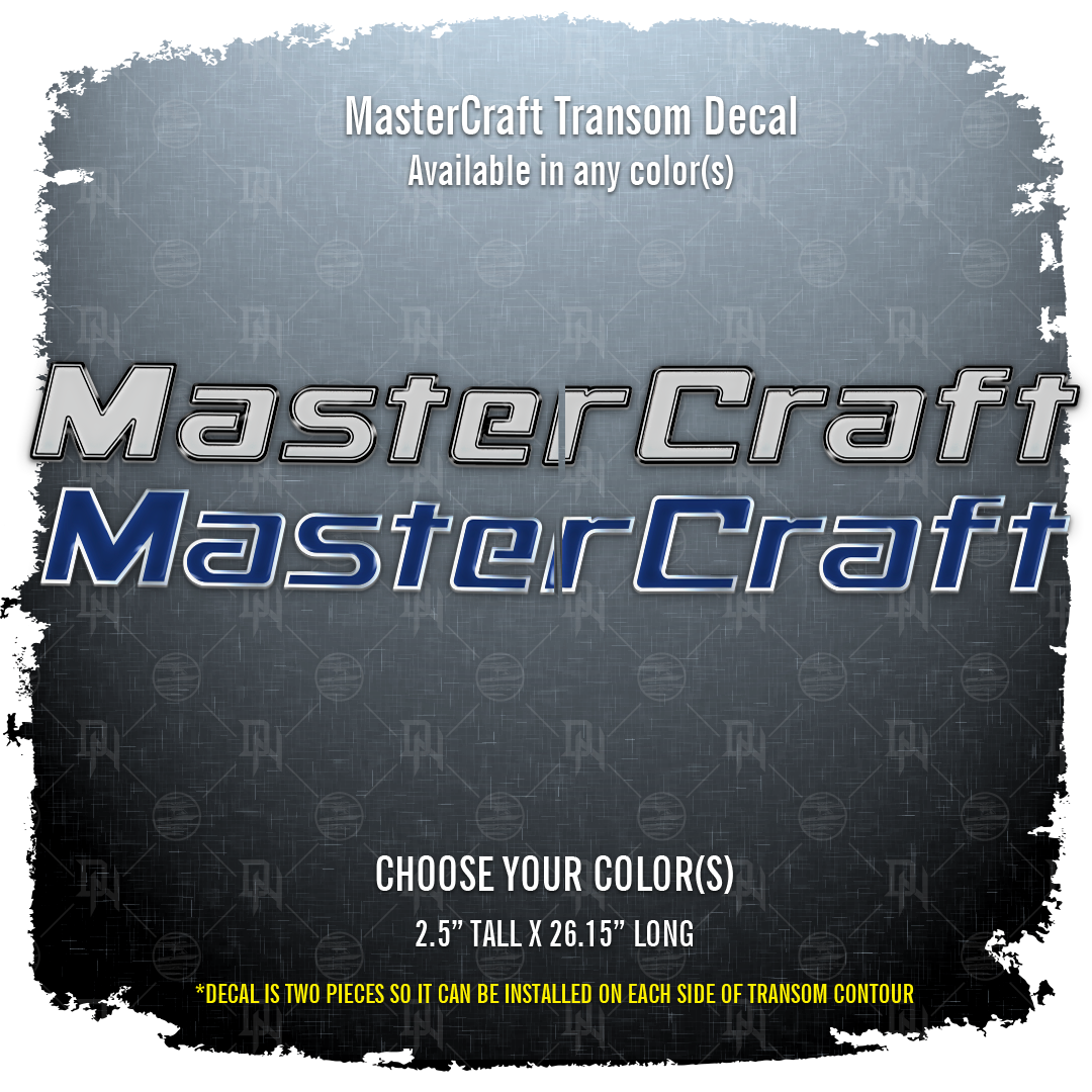 MasterCraft Transom Decal