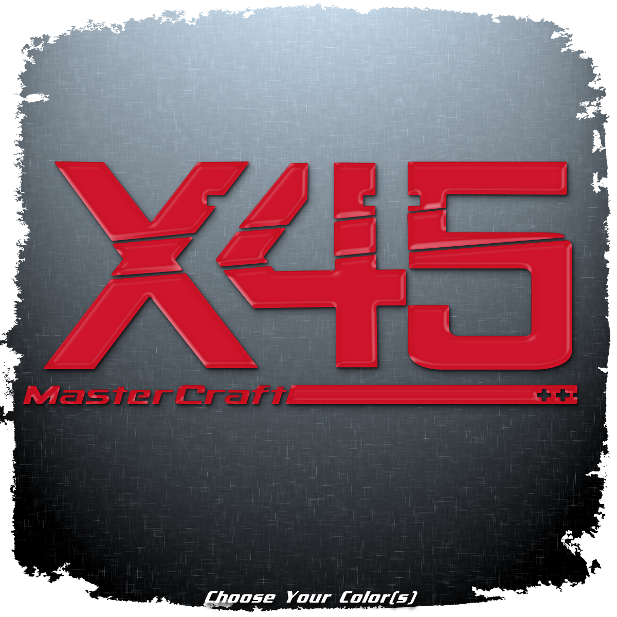 MasterCraft X45 2006 Domed Decal Set