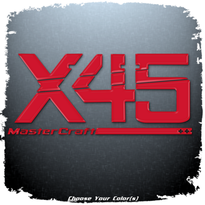MasterCraft X45 2006 Domed Decal Set
